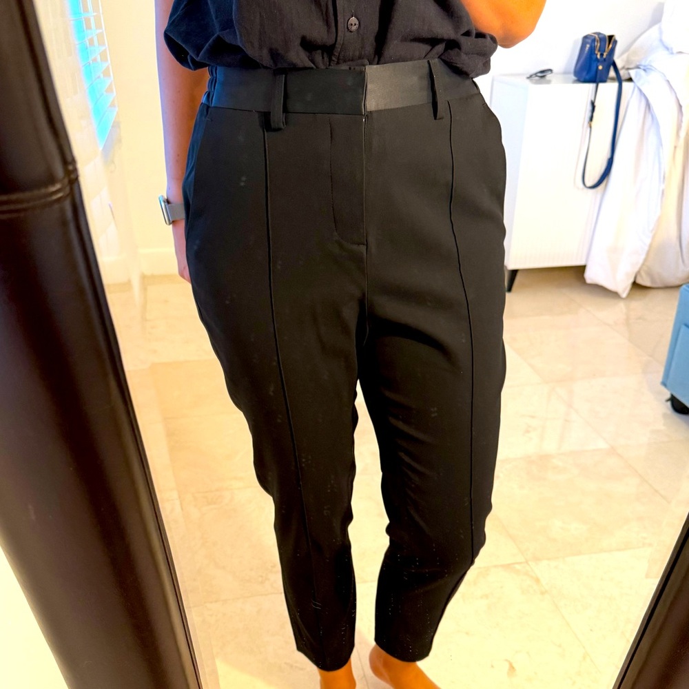 Zadig & Voltaire Black Pantsuit with Classic Straight-Leg Cut